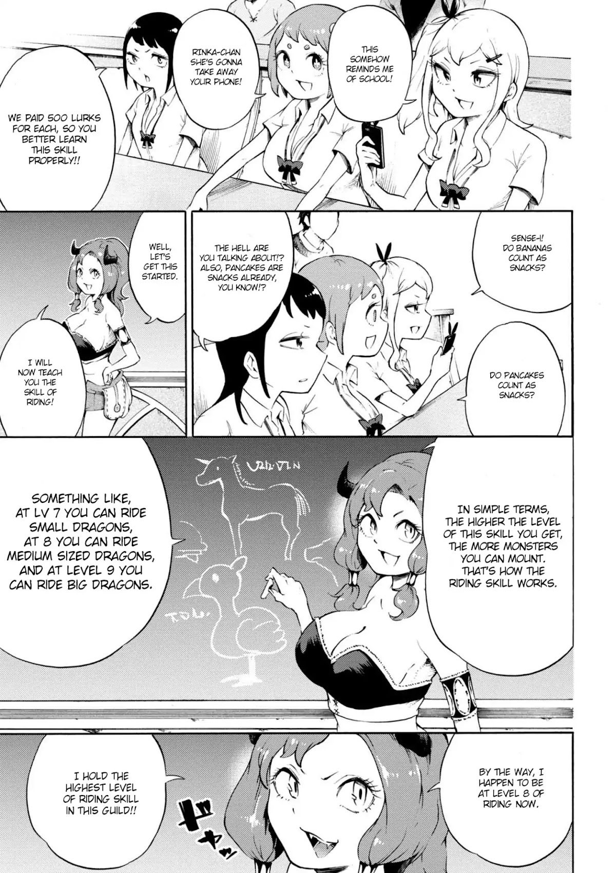 Gal Tensei - Isekai Seikatsu Maji Darui Chapter 10 page 7 - Chapter 10: Gyarus, learn the riding skill