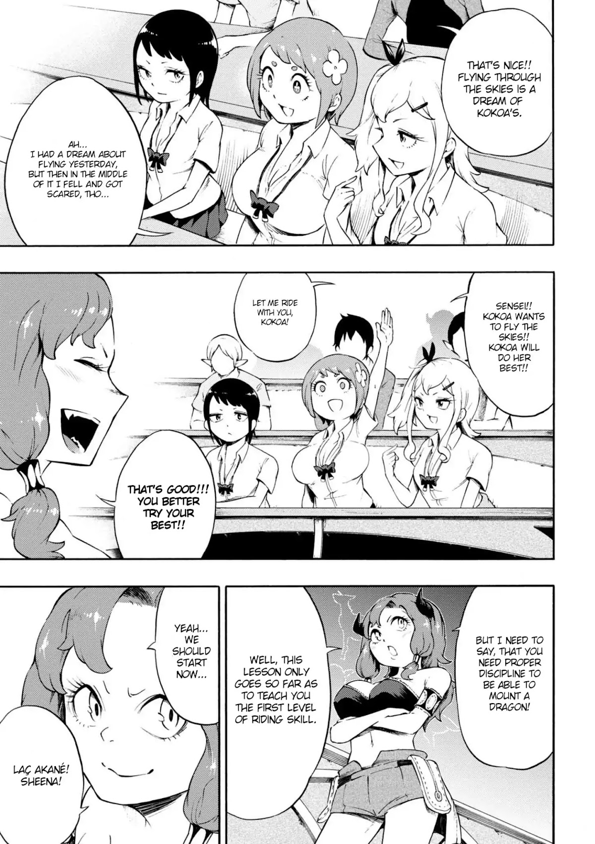 Gal Tensei - Isekai Seikatsu Maji Darui Chapter 10 page 9 - Chapter 10: Gyarus, learn the riding skill