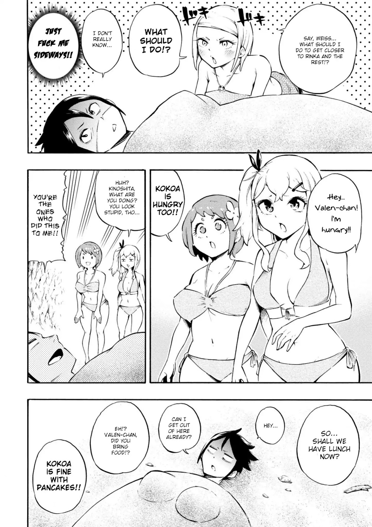 Gal Tensei - Isekai Seikatsu Maji Darui Chapter 12 page 10 - Chapter 12: Gyarus go to the Beach
