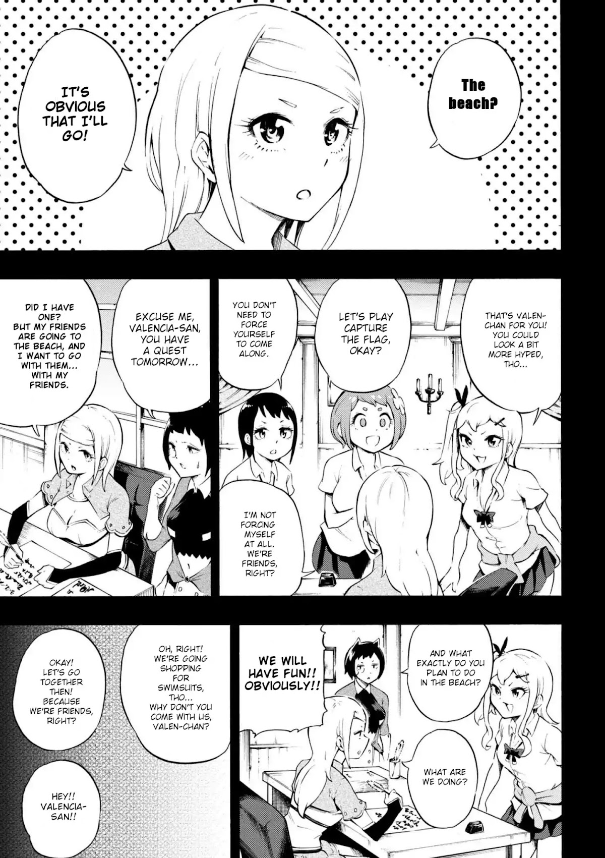 Gal Tensei - Isekai Seikatsu Maji Darui Chapter 12 page 3 - Chapter 12: Gyarus go to the Beach