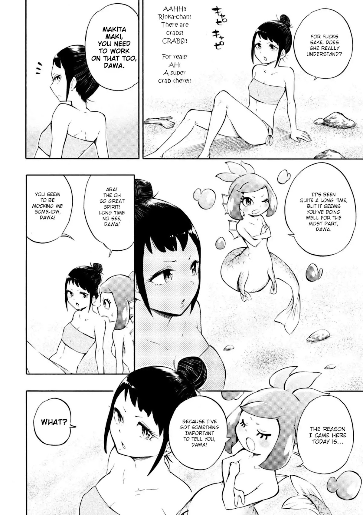 Gal Tensei - Isekai Seikatsu Maji Darui Chapter 12 page 6 - Chapter 12: Gyarus go to the Beach