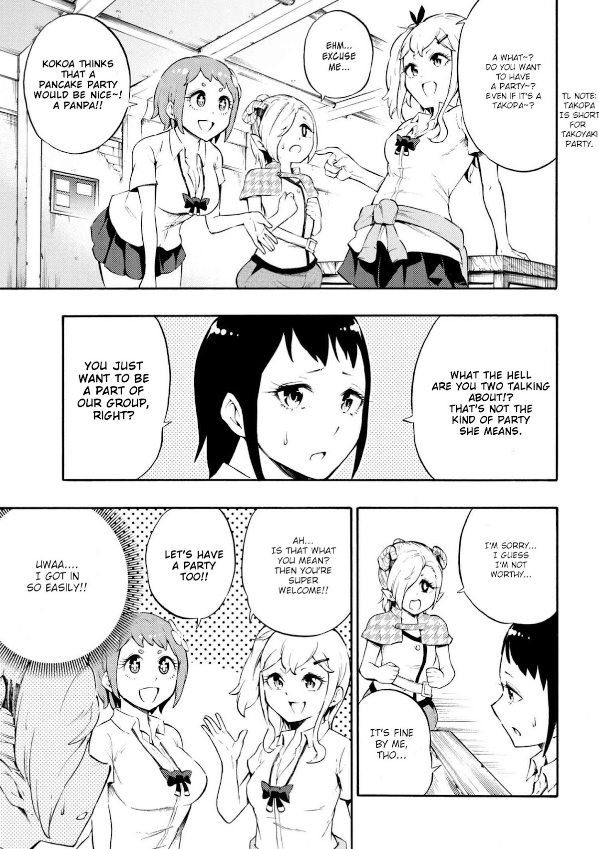 Gal Tensei - Isekai Seikatsu Maji Darui Chapter 13 page 7 - Chapter 13: Gyarus, become a party of 4