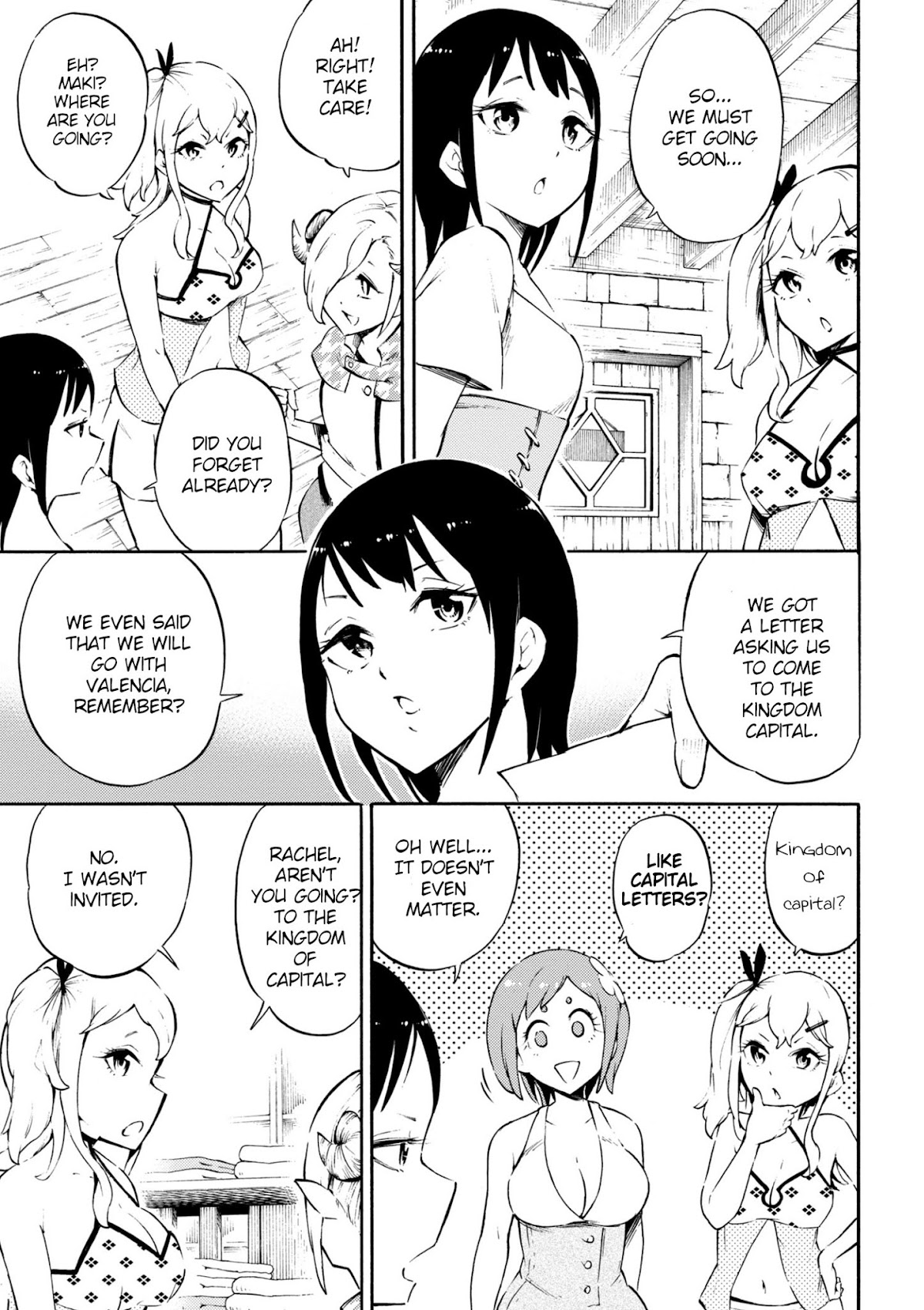 Gal Tensei - Isekai Seikatsu Maji Darui Chapter 16 page 3 - Chapter 16: Gyarus, go to the Capital