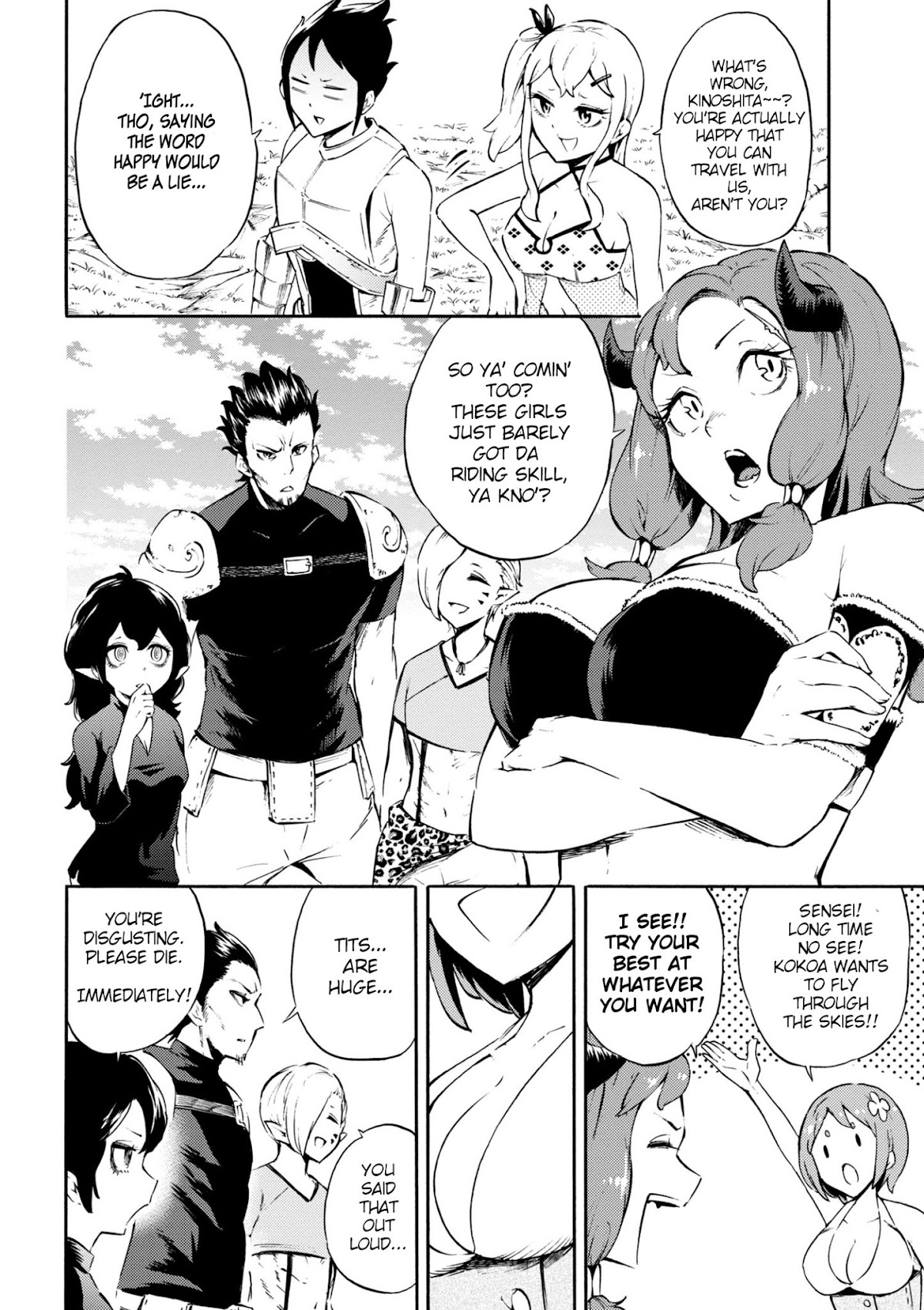 Gal Tensei - Isekai Seikatsu Maji Darui Chapter 16 page 6 - Chapter 16: Gyarus, go to the Capital