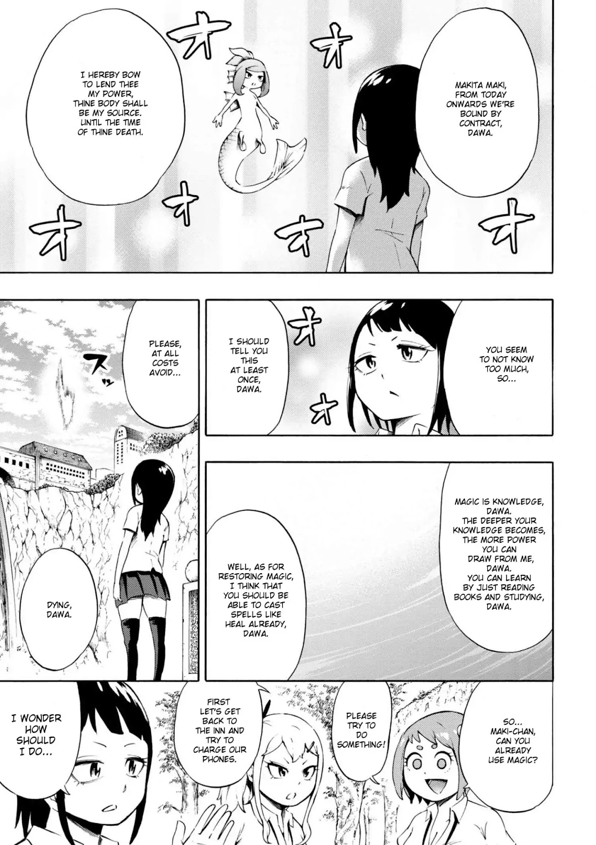 Gal Tensei - Isekai Seikatsu Maji Darui Chapter 6 page 17 - Chapter 6: Gyarus, Charge Their Phones