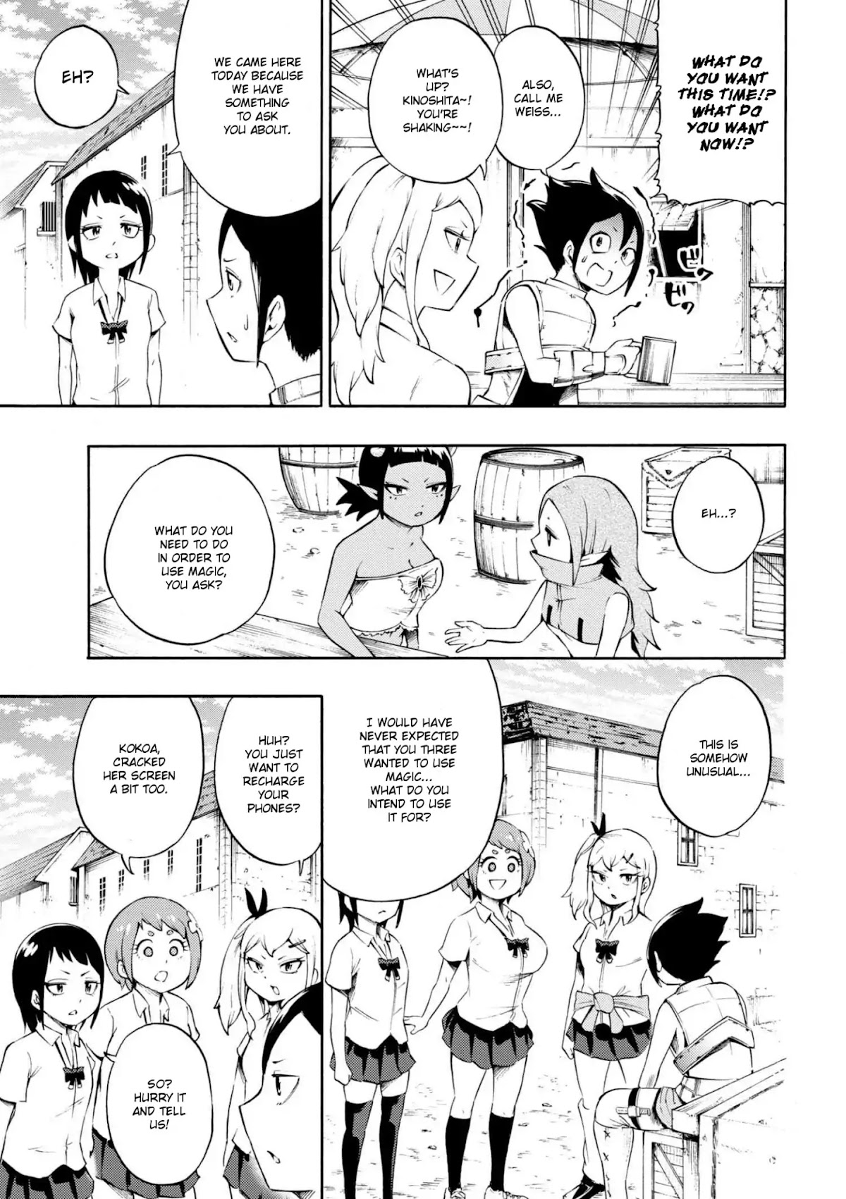 Gal Tensei - Isekai Seikatsu Maji Darui Chapter 6 page 5 - Chapter 6: Gyarus, Charge Their Phones