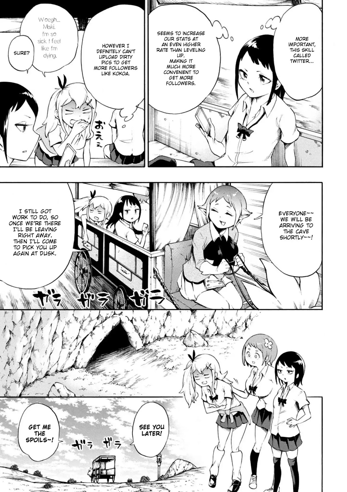 Gal Tensei - Isekai Seikatsu Maji Darui Chapter 8 page 7 - Chapter 8: Gyarus, Go To The Really Terrible Cave