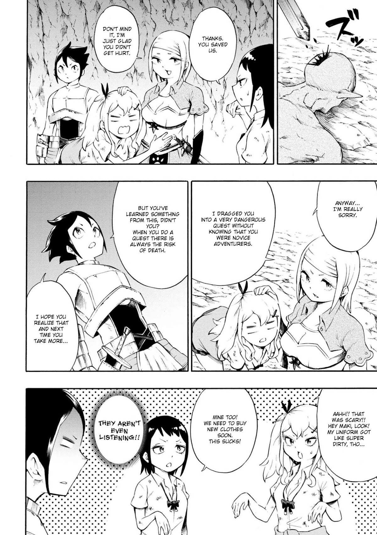 Gal Tensei - Isekai Seikatsu Maji Darui Chapter 9 page 6 - Chapter 9: Gyarus, get attacked
