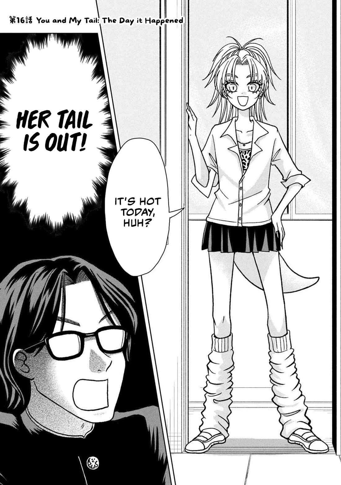 Gal & Tsuchinoko Chapter 16 page 1 - Chapter 16: You and My Tail: The Day it Happened