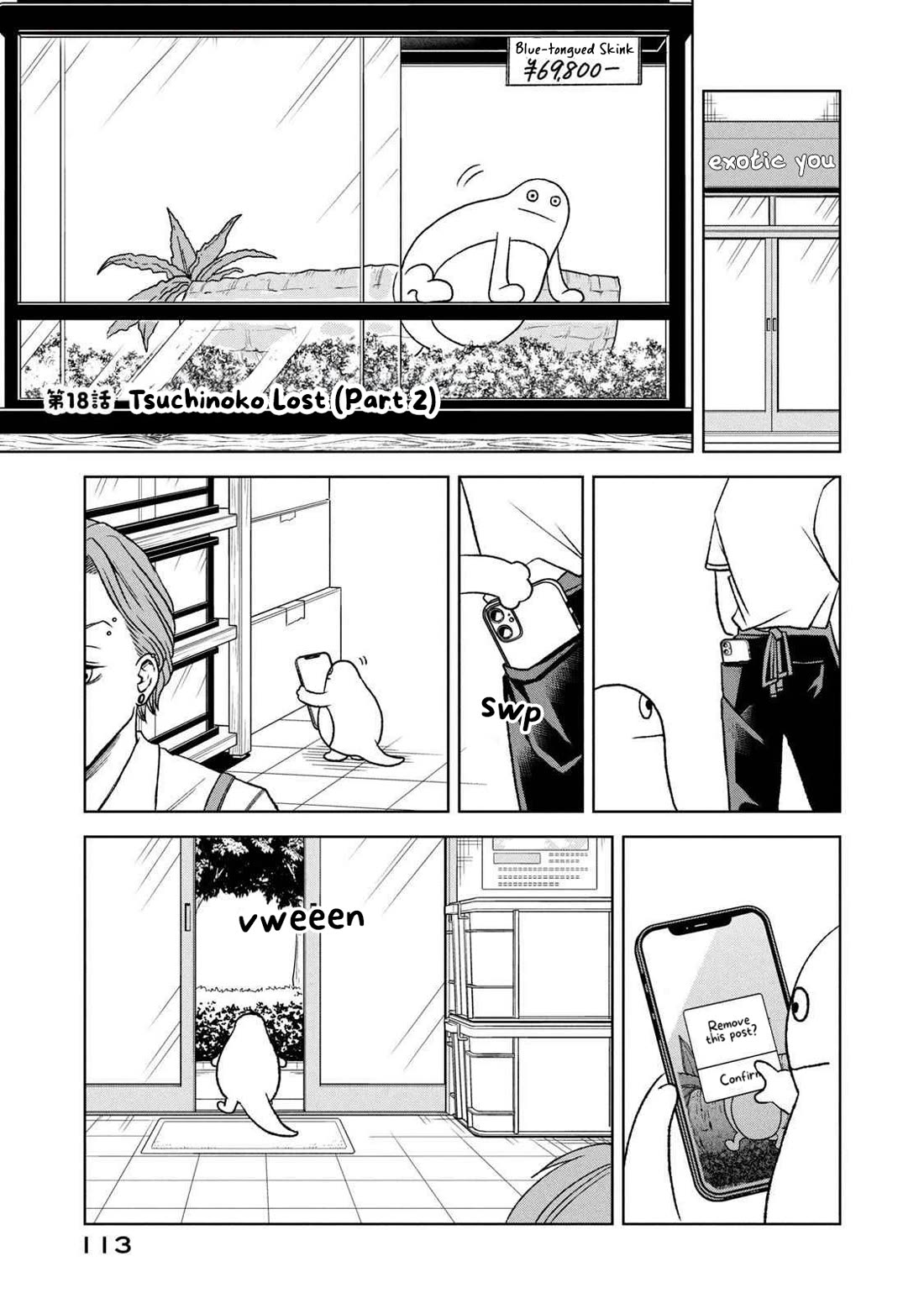 Gal & Tsuchinoko Chapter 18.5 page 1 - Chapter 18.5: Tsuchinoko Lost (Part 2)