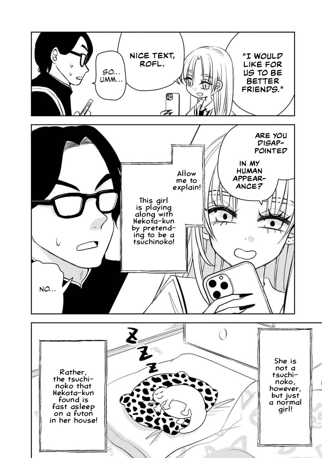 Gal & Tsuchinoko Chapter 2 page 4 - Chapter 2: Tsuchinoko On The Futon