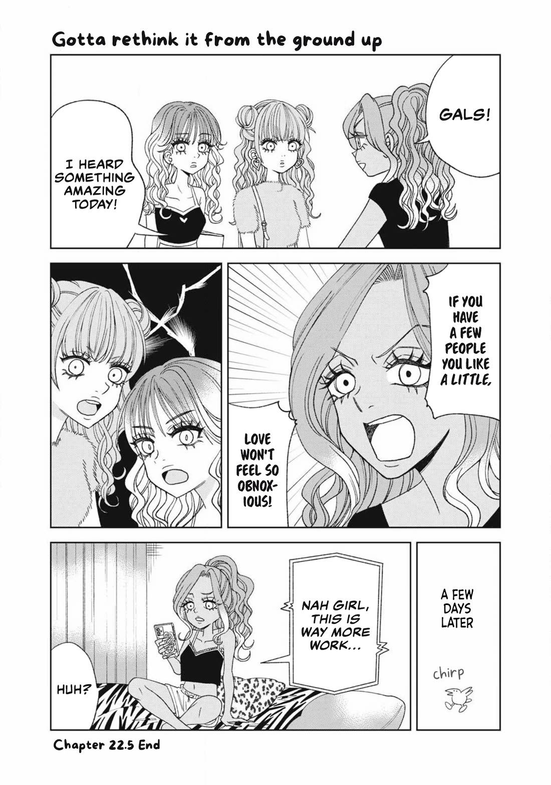 Gal & Tsuchinoko Chapter 22.5 page 1 - Chapter 22.5: Gotta rethink it from the ground up