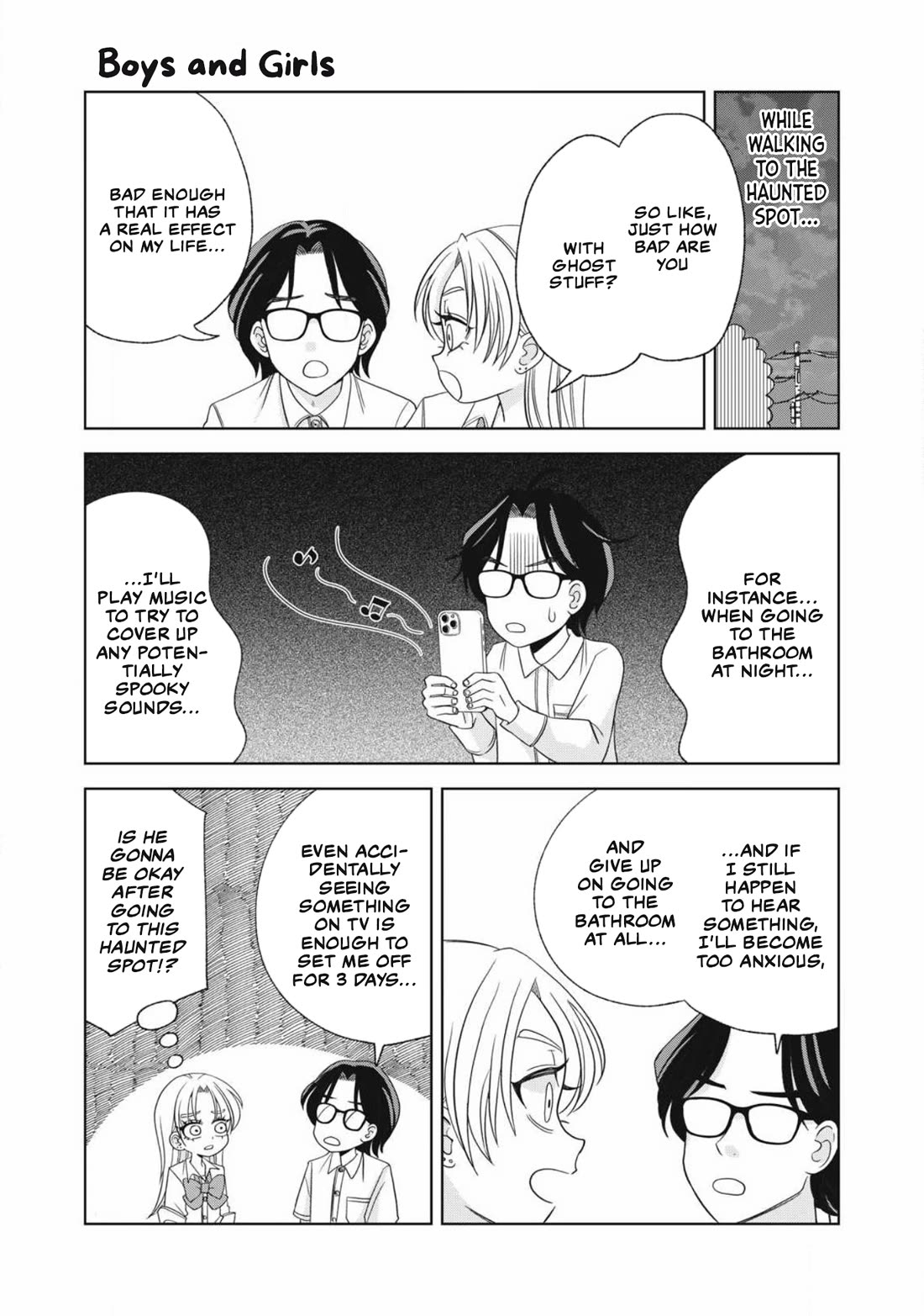 Gal & Tsuchinoko Chapter 23.1 page 1 - Chapter 23.1: Boys and Girls