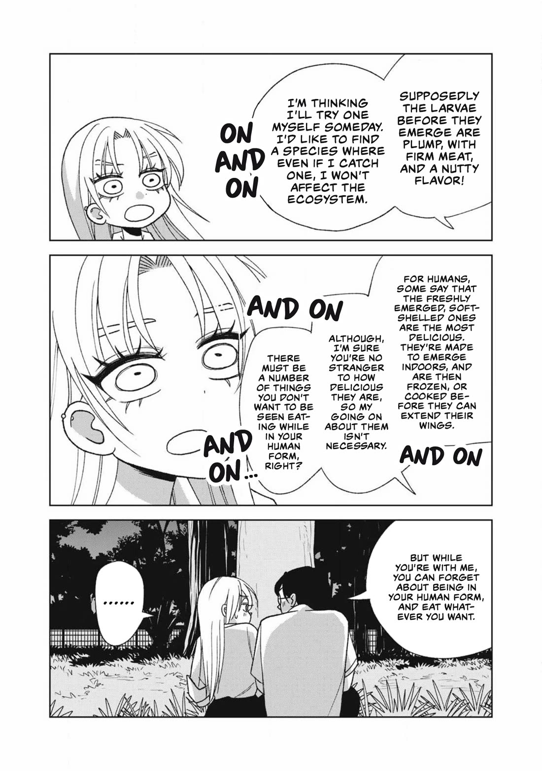 Gal & Tsuchinoko Chapter 23.5 page 10 - Chapter 23.5: Scared of Ghosts (Part 2)