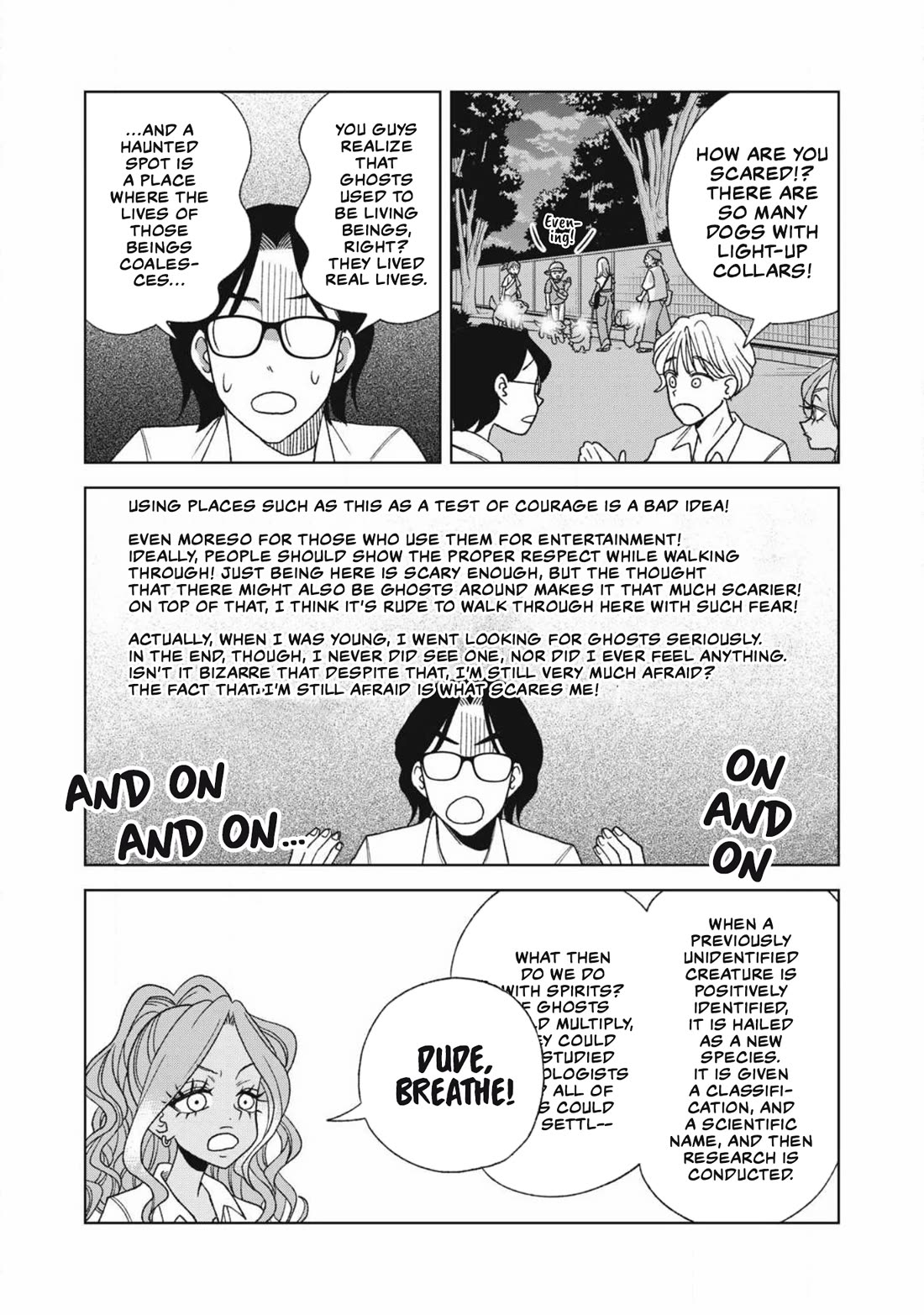 Gal & Tsuchinoko Chapter 23.5 page 2 - Chapter 23.5: Scared of Ghosts (Part 2)