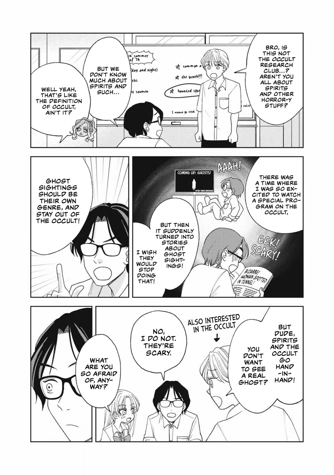 Gal & Tsuchinoko Chapter 23 page 4 - Chapter 23: Scared of Ghosts (Part 1)