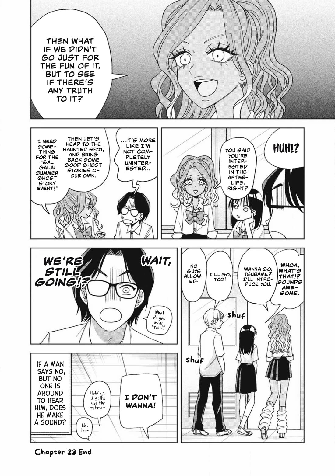 Gal & Tsuchinoko Chapter 23 page 8 - Chapter 23: Scared of Ghosts (Part 1)