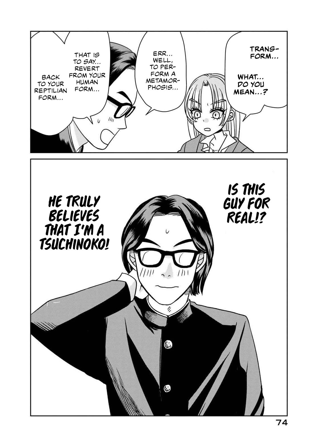 Gal & Tsuchinoko Chapter 5 page 8 - Chapter 5: Walking with Tsuchinoko leads to a metamorphosis