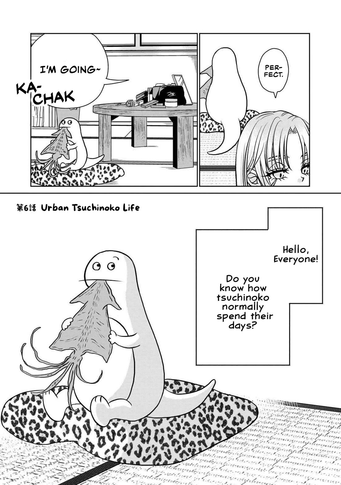 Gal & Tsuchinoko Chapter 6 page 1 - Chapter 6: Urban Tsuchinoko Life