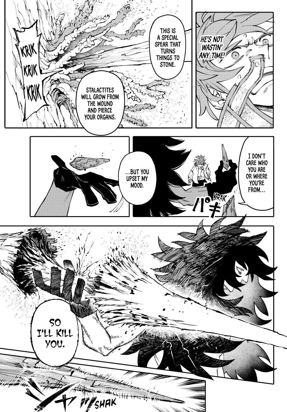 GALAXIAS Chapter 10 page 11 - Chapter 10: Neraid vs. Chalk!!