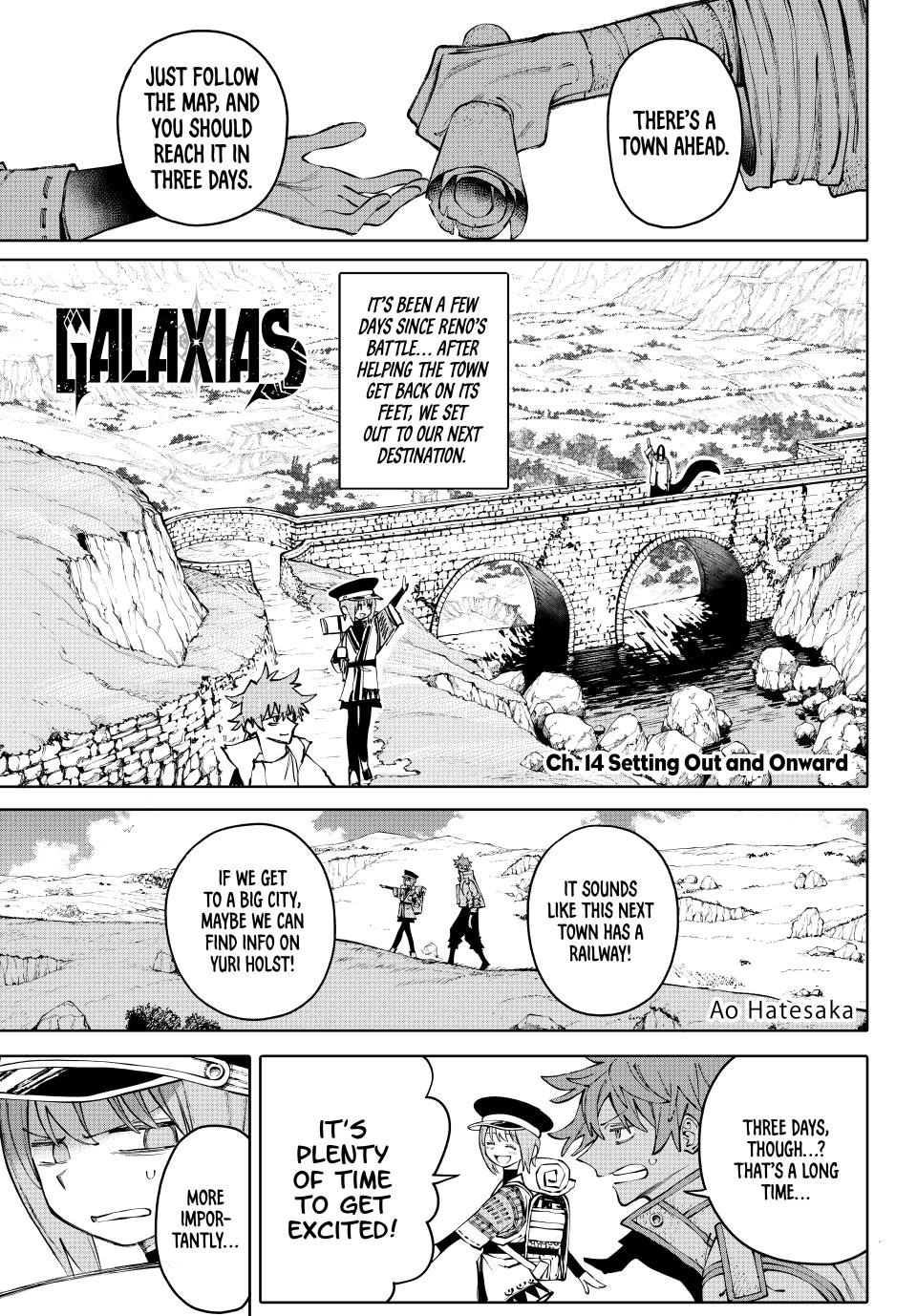 GALAXIAS Chapter 14 page 1 - Chapter 14: Setting Out and Onward