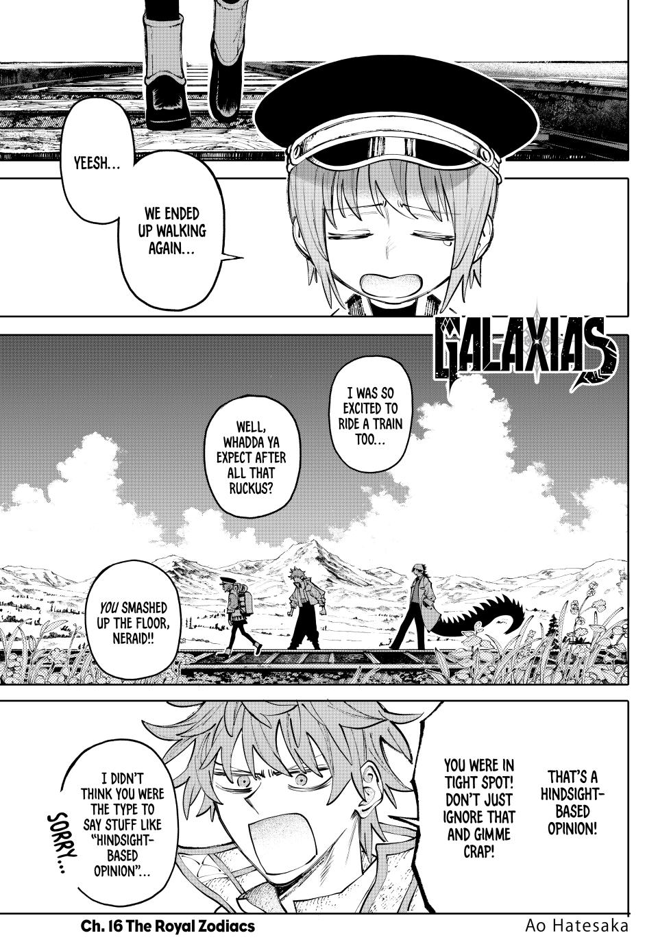 GALAXIAS Chapter 16 page 1 - Chapter 16: The Royal Zodiacs