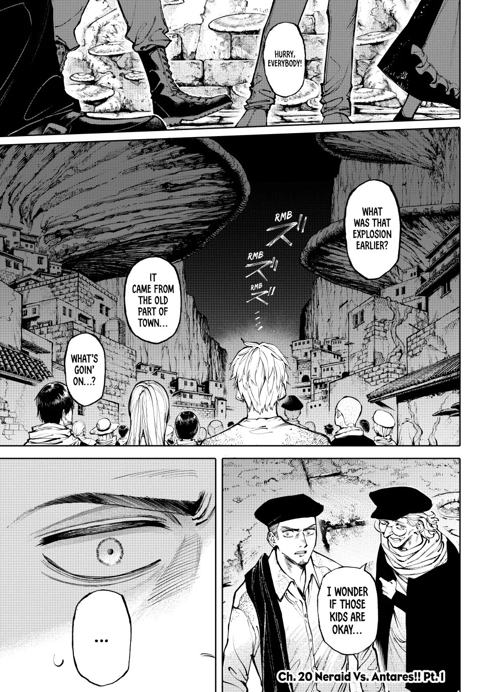 GALAXIAS Chapter 20 page 1 - Chapter 20: Neraid vs. Antares!! Part 1