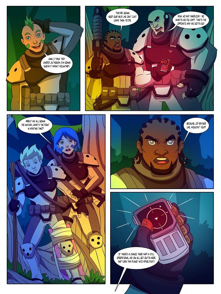 GALAXY TIGER Chapter 2 page 11 - Chapter 2 : Kaman Forest