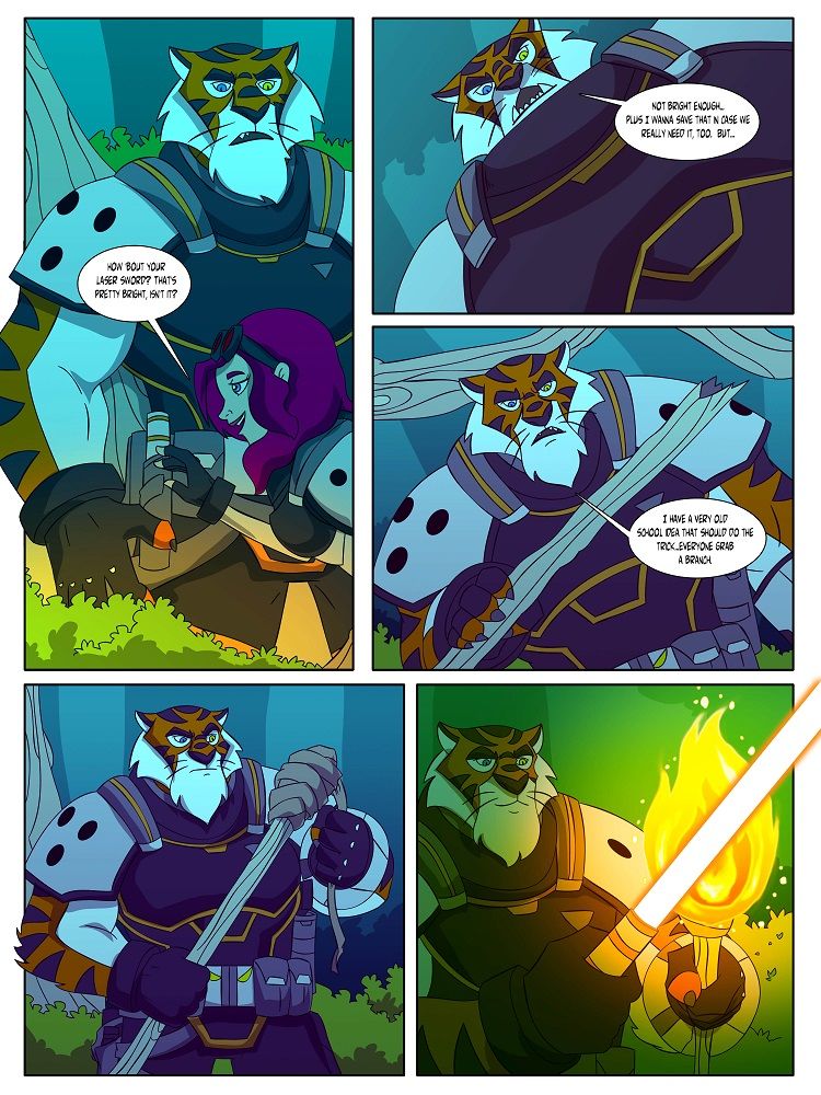 GALAXY TIGER Chapter 2 page 17 - Chapter 2 : Kaman Forest