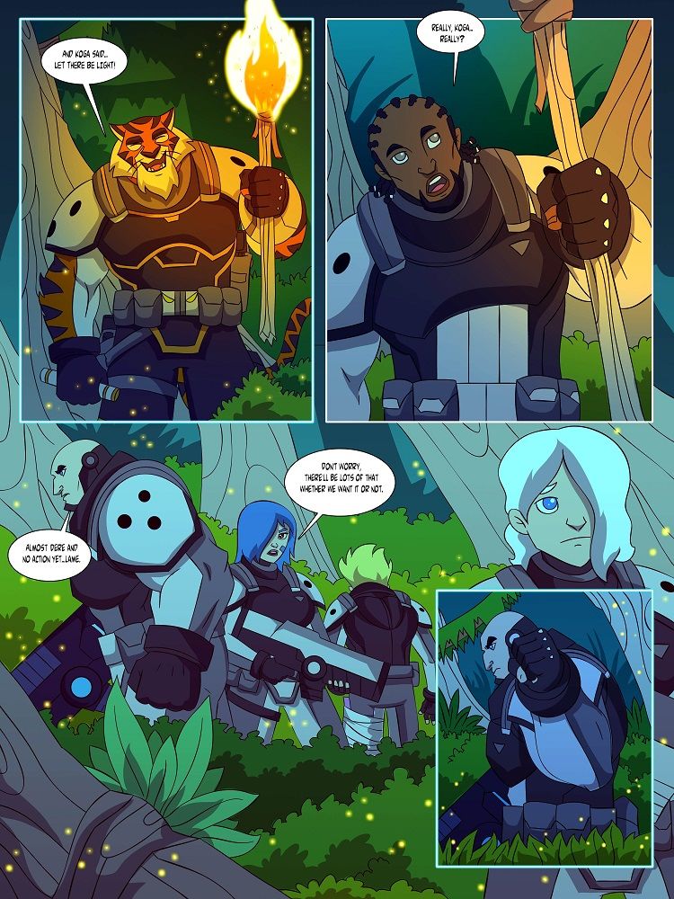 GALAXY TIGER Chapter 2 page 18 - Chapter 2 : Kaman Forest