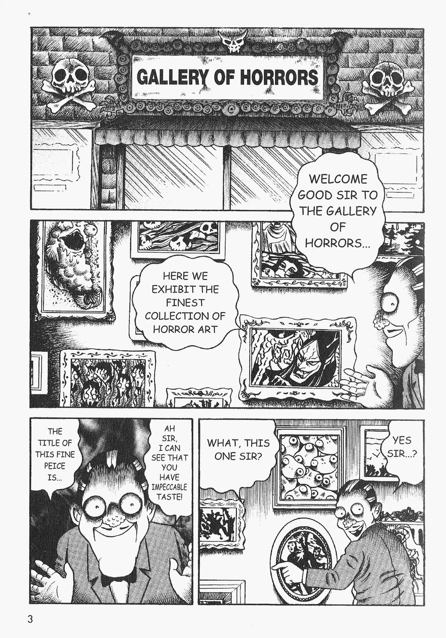 Gallery Of Horrors (Hino Horror #11) Chapter 1 page 2 - Chapter 1: Horror in Black