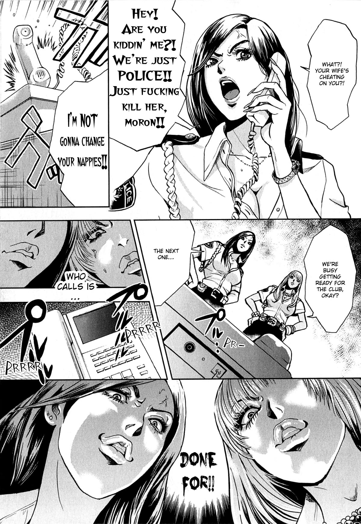 Gals Police Department Chapter 1 page 16 - Chapter 1: Calling on the Cop Chicks!