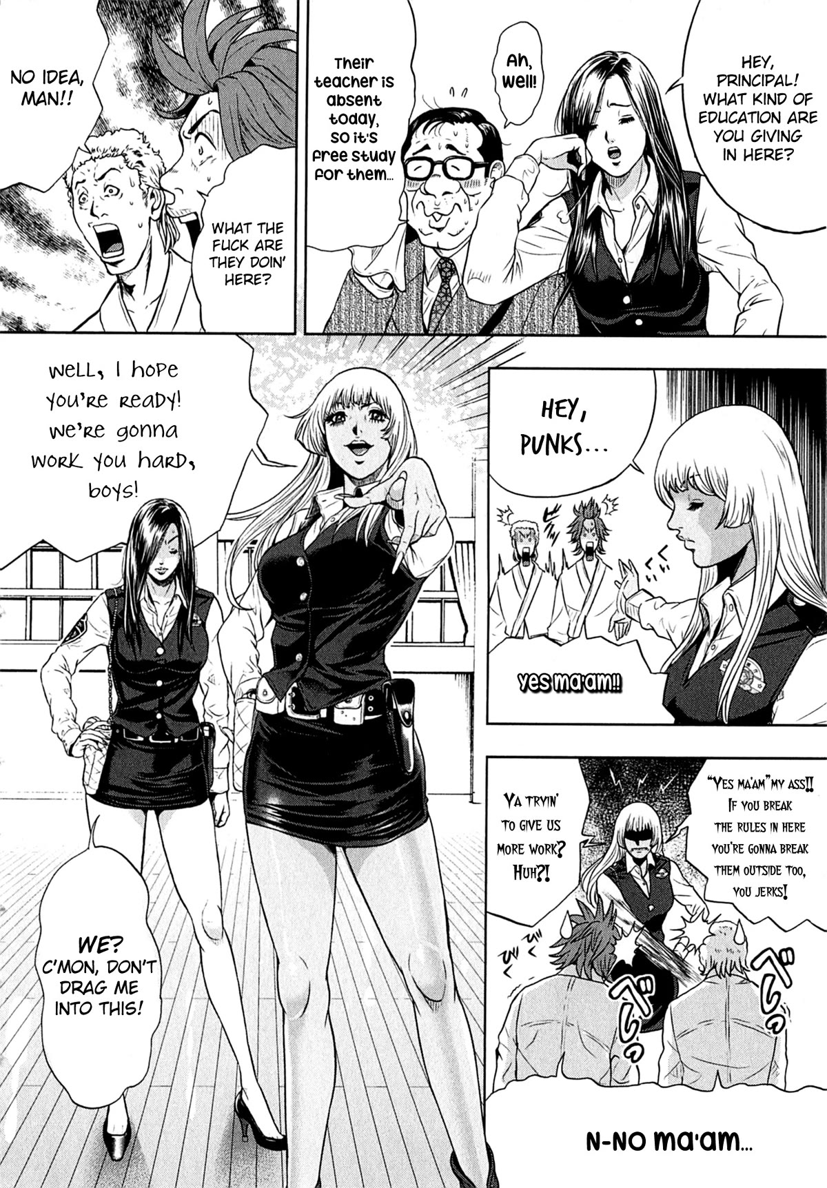 Gals Police Department Chapter 10 page 10 - Chapter 10: Discipline dem Boys!