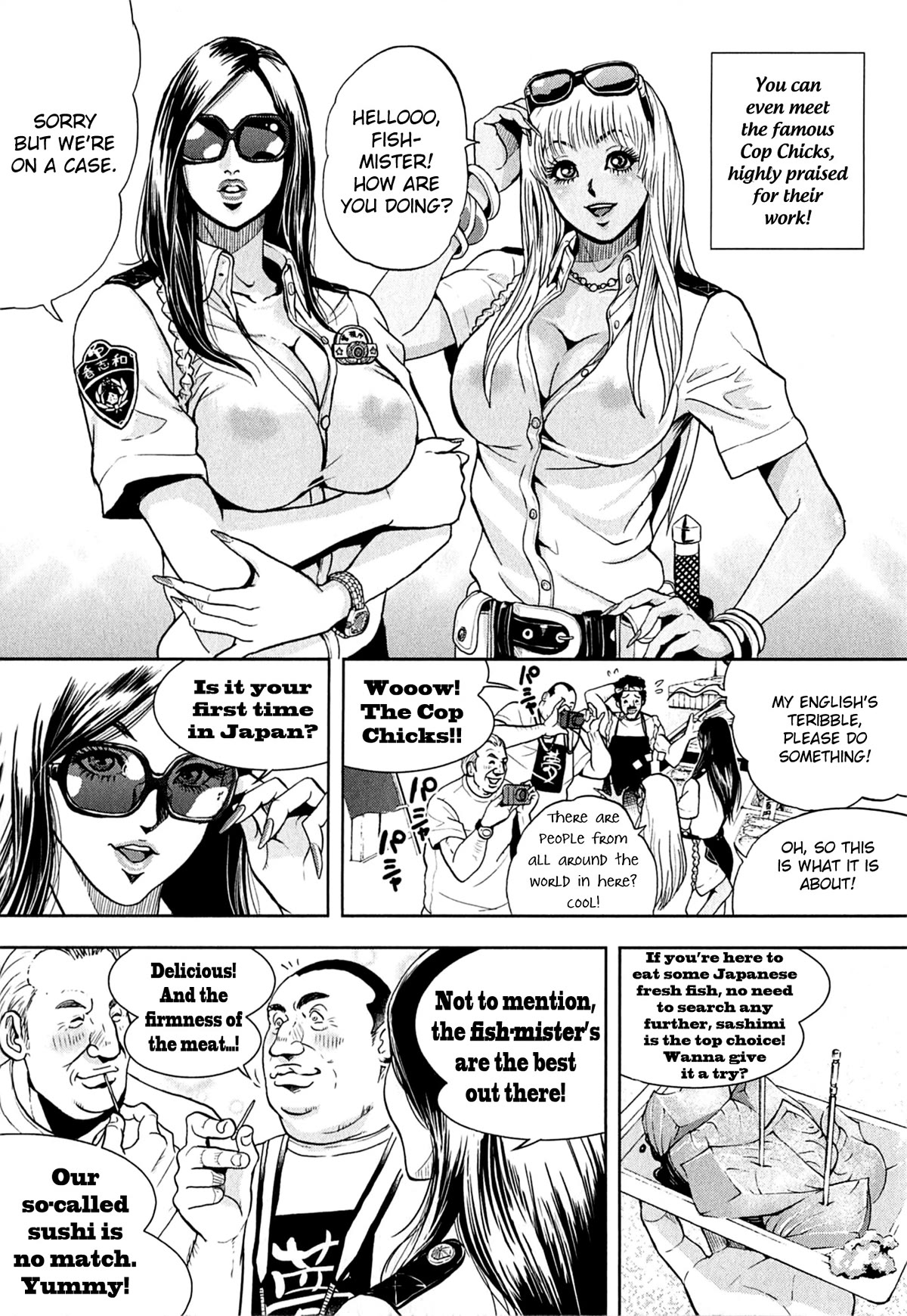 Gals Police Department Chapter 3 page 2 - Chapter 3: Let's Go Fishing! ♡