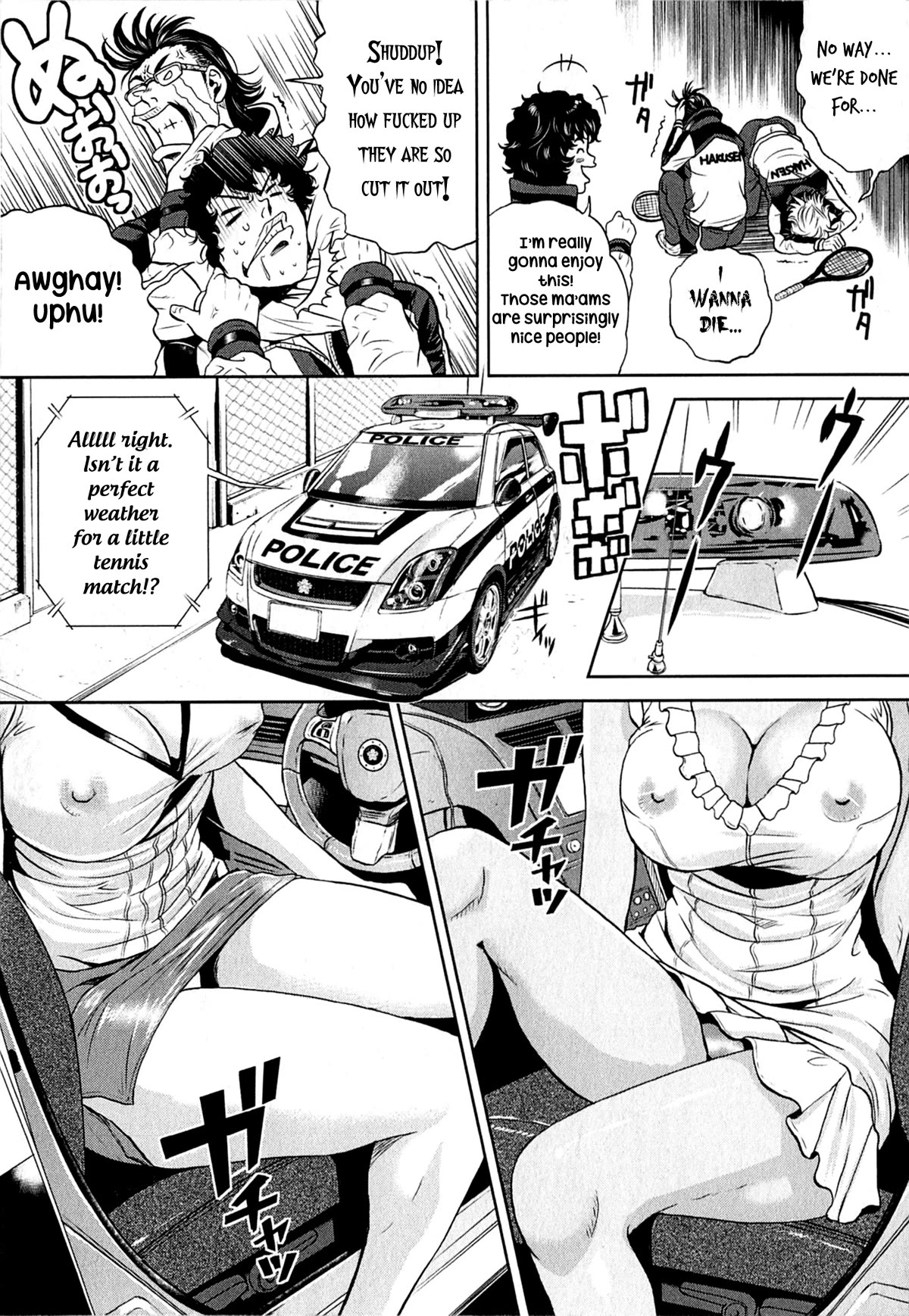 Gals Police Department Chapter 9 page 5 - Chapter 9: POW! Let's smash these balls!