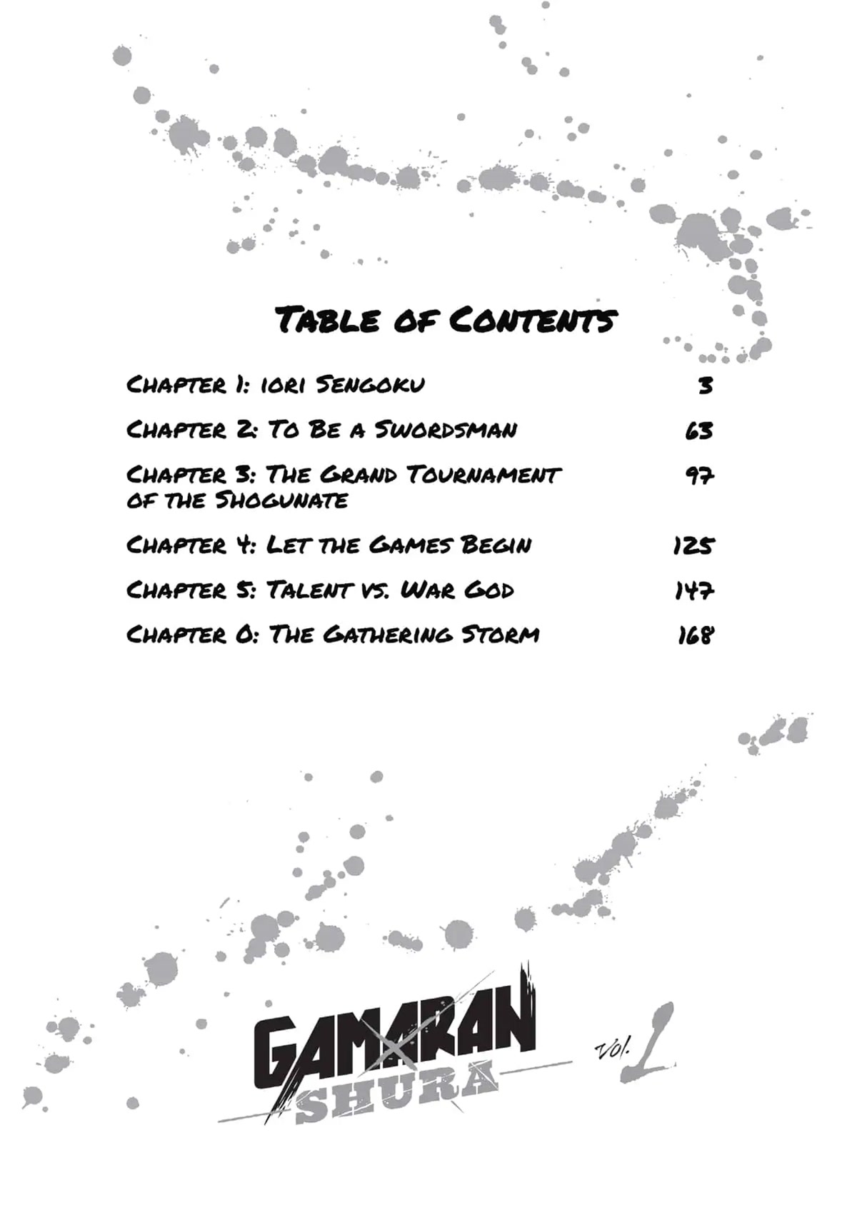 Gamaran: Shura Chapter 1 page 3 - Chapter 1
