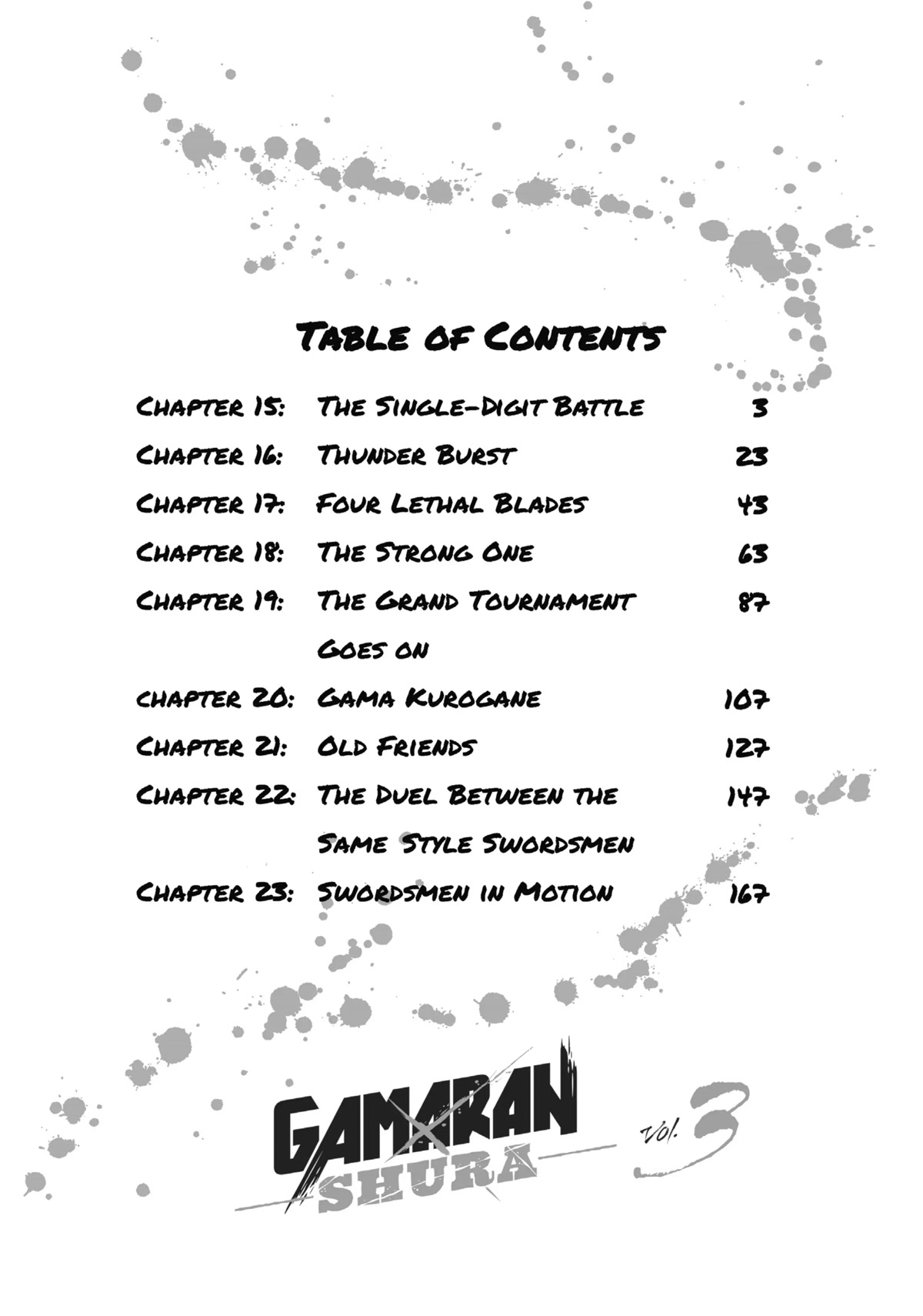 Gamaran: Shura Chapter 15 page 3 - Chapter 15