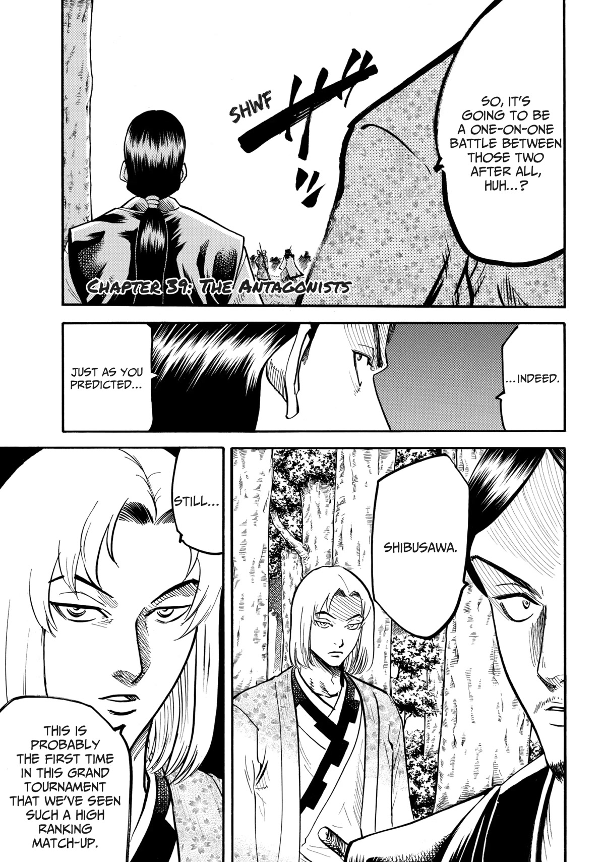 Gamaran: Shura Chapter 39 page 1 - Chapter 39