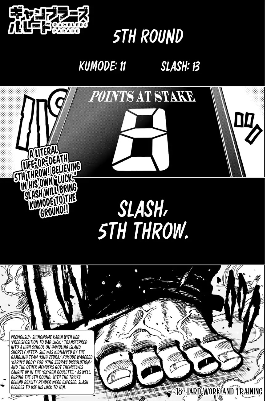 Gamblers Parade Chapter 18 page 1 - Chapter 18: Hard Work and Training