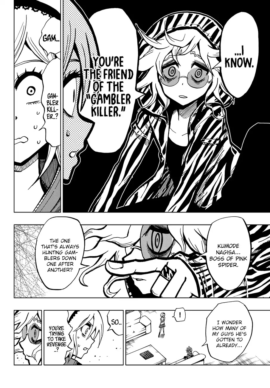 Gamblers Parade Chapter 3 page 16 - Chapter 3: King Zebra VS. Pink Spider