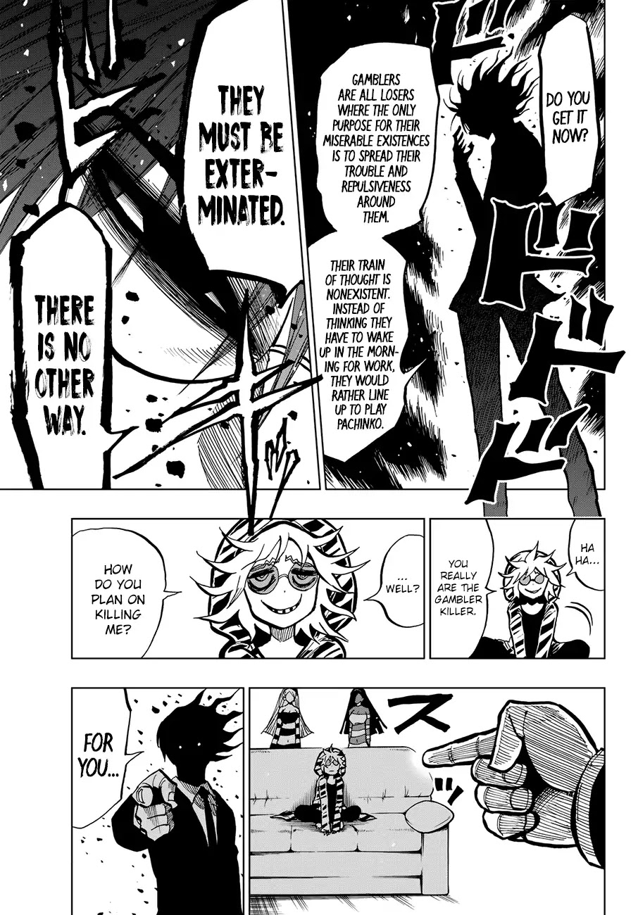 Gamblers Parade Chapter 3 page 27 - Chapter 3: King Zebra VS. Pink Spider
