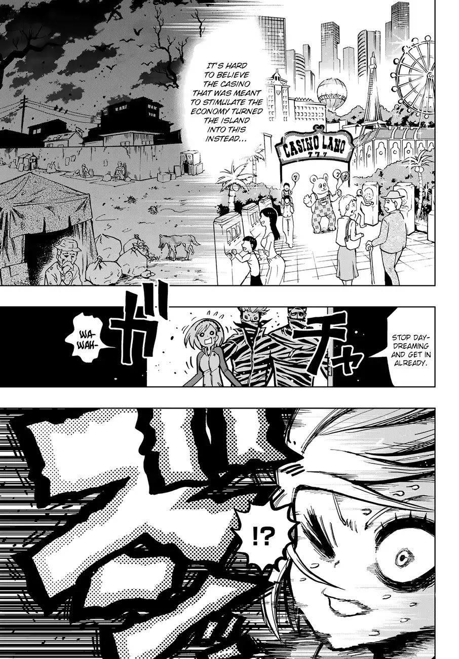 Gamblers Parade Chapter 3 page 5 - Chapter 3: King Zebra VS. Pink Spider