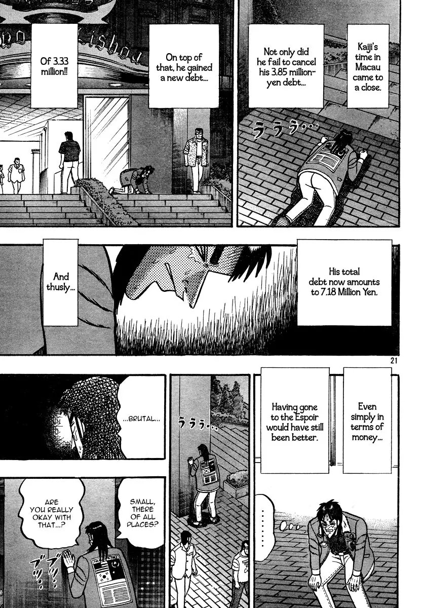 Gambling Apocalypse Kaiji - Kaiji Part 1 Chapter 0 page 21 - Chapter 0: Death By Indignation