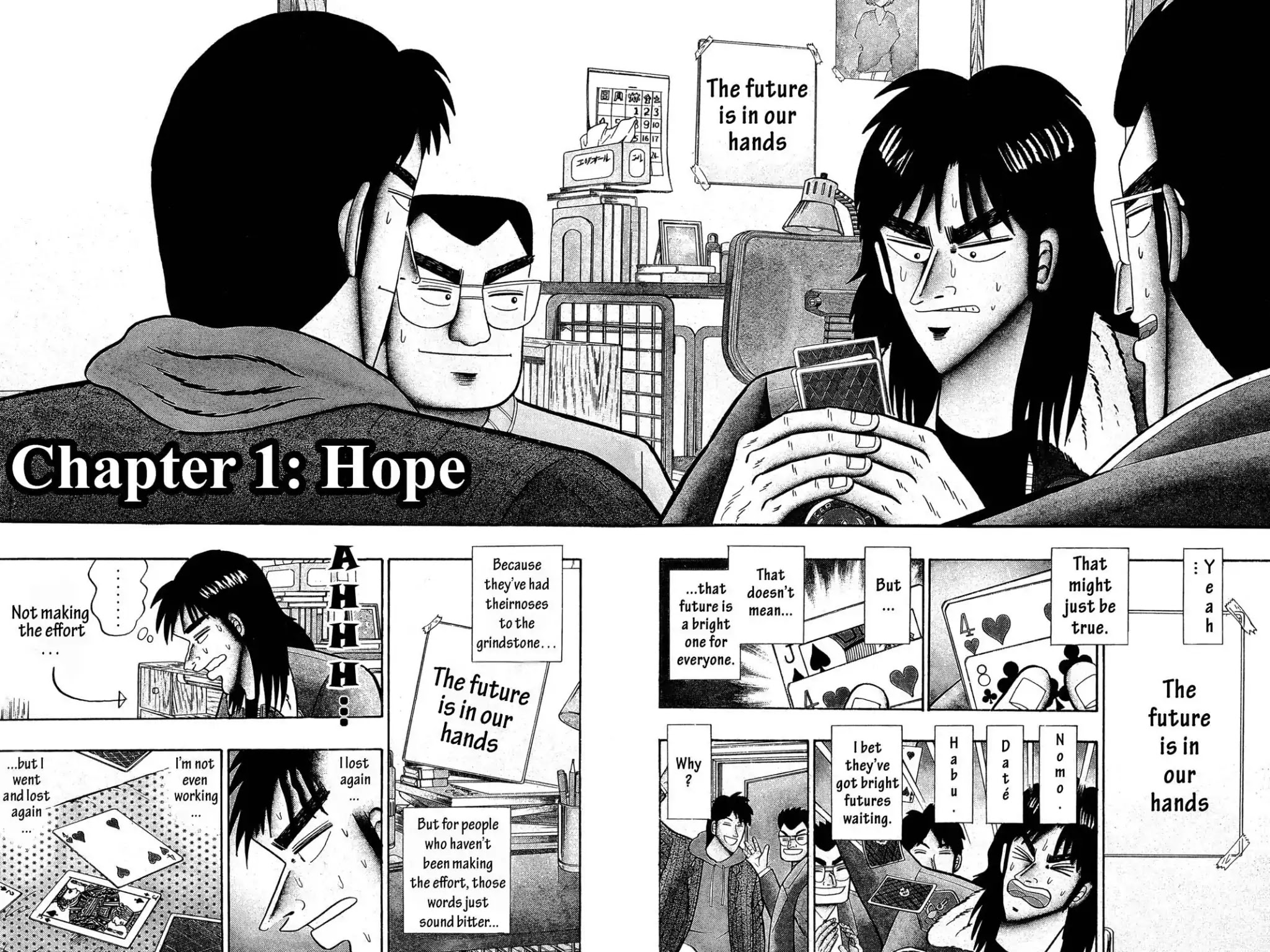 Gambling Apocalypse Kaiji - Kaiji Part 1 Chapter 1 page 4 - Chapter 1: Hope