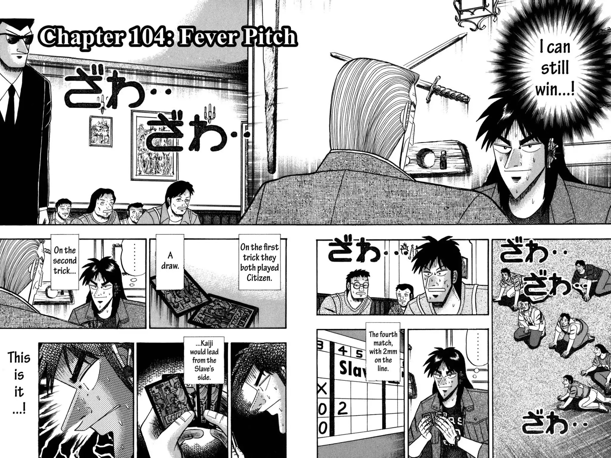 Gambling Apocalypse Kaiji - Kaiji Part 1 Chapter 104 page 2 - Chapter 104: Fever Pitch