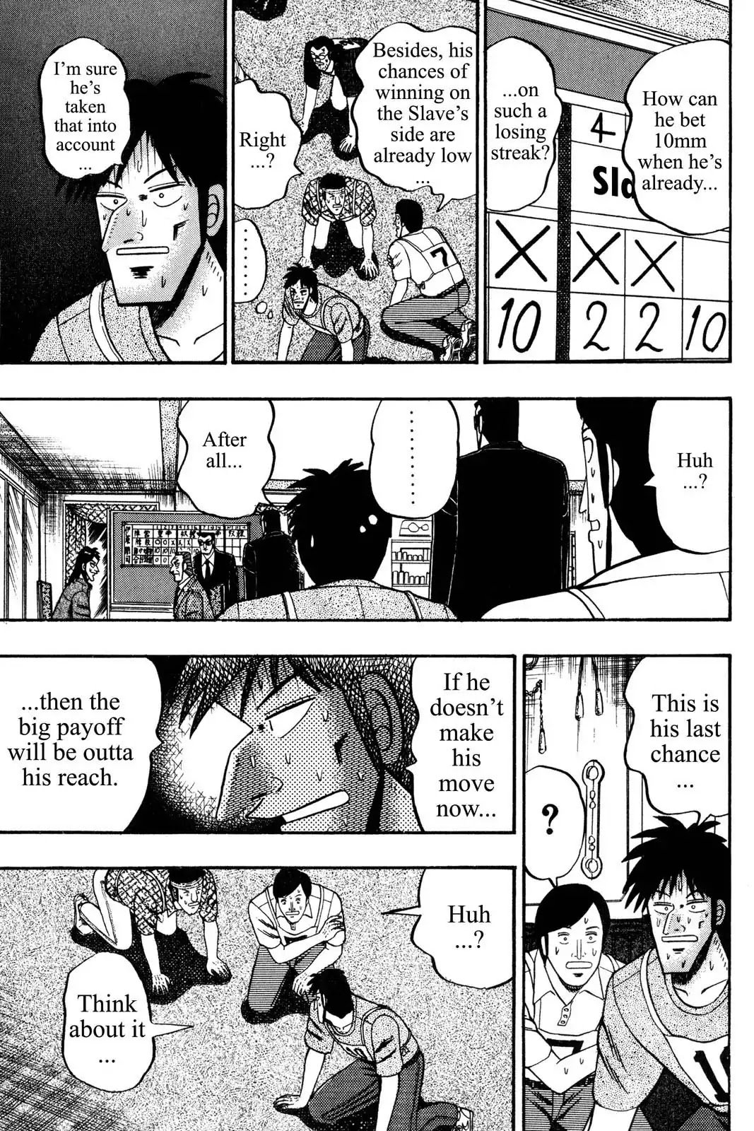 Gambling Apocalypse Kaiji - Kaiji Part 1 Chapter 107 page 10 - Chapter 107: Close Fire
