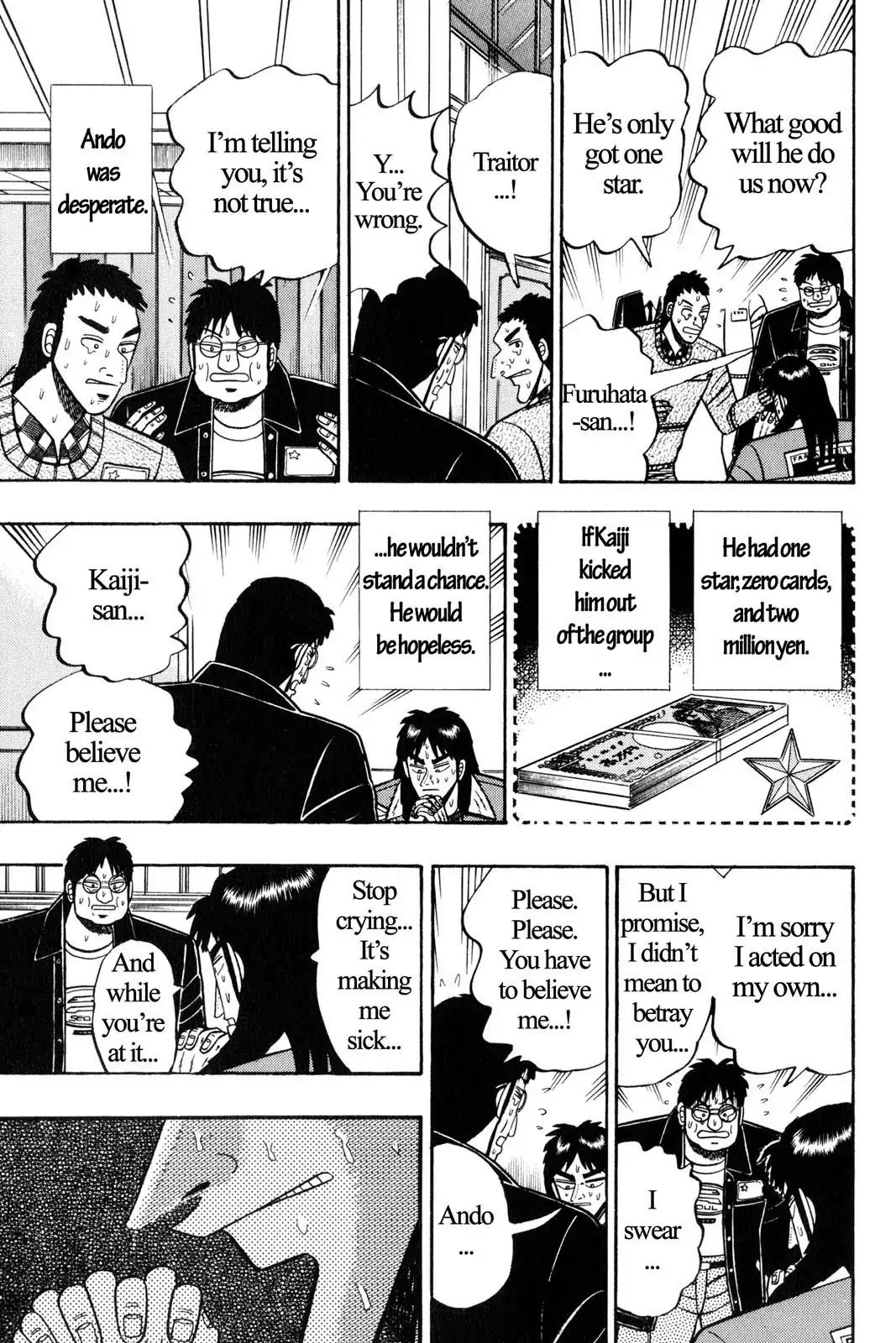 Gambling Apocalypse Kaiji - Kaiji Part 1 Chapter 11 page 6 - Chapter 11: Treason