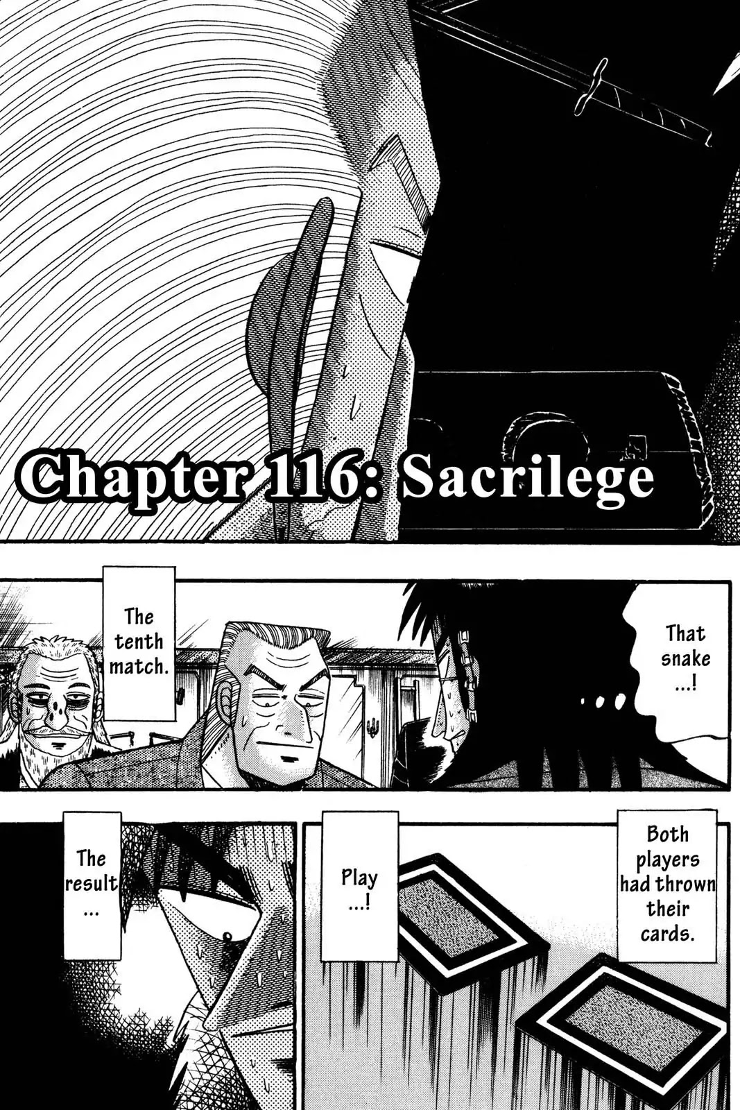 Gambling Apocalypse Kaiji - Kaiji Part 1 Chapter 116 page 3 - Chapter 116: Sacrilege