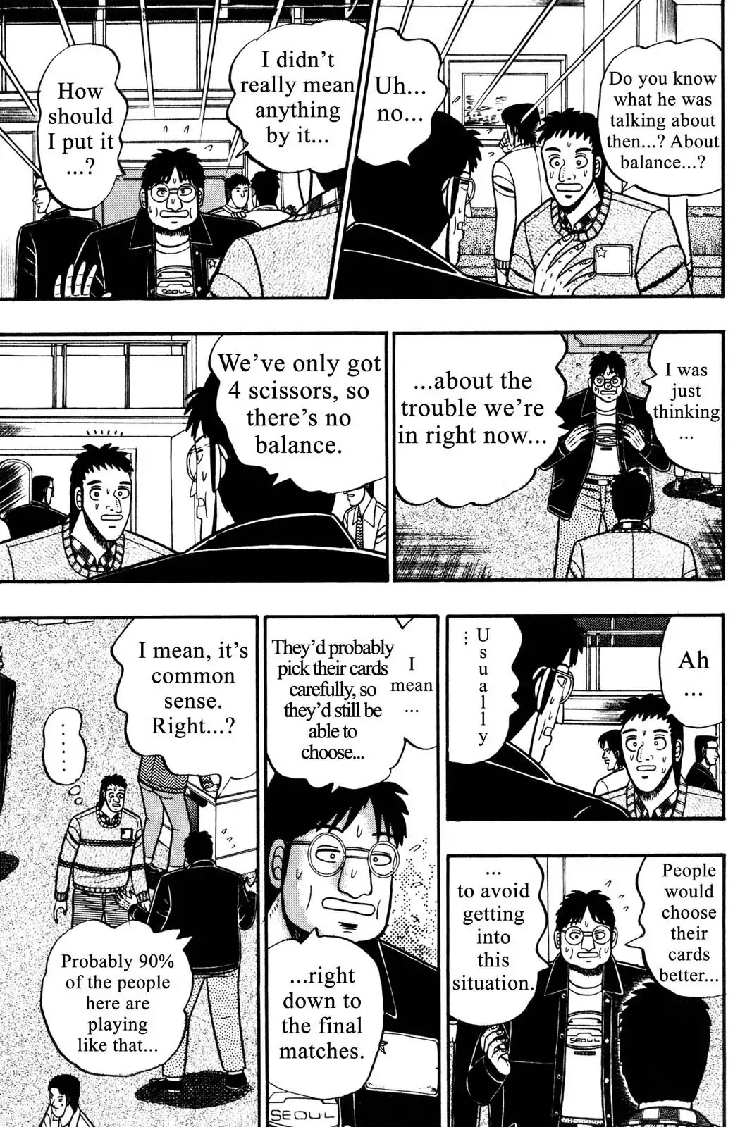 Gambling Apocalypse Kaiji - Kaiji Part 1 Chapter 13 page 10 - Chapter 13: Secret Maneuvers