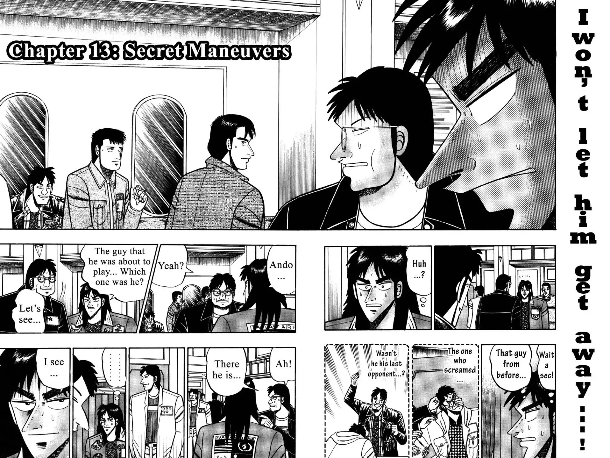 Gambling Apocalypse Kaiji - Kaiji Part 1 Chapter 13 page 2 - Chapter 13: Secret Maneuvers